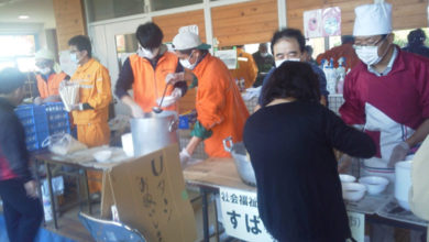 熊本益城町炊き出し