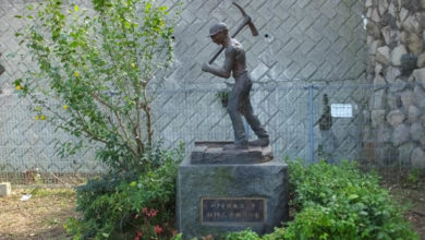 神戸電鉄朝鮮人労働者の像（地図）